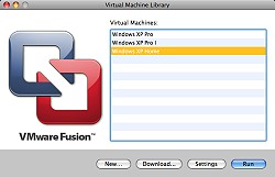 VMware screen shot 1